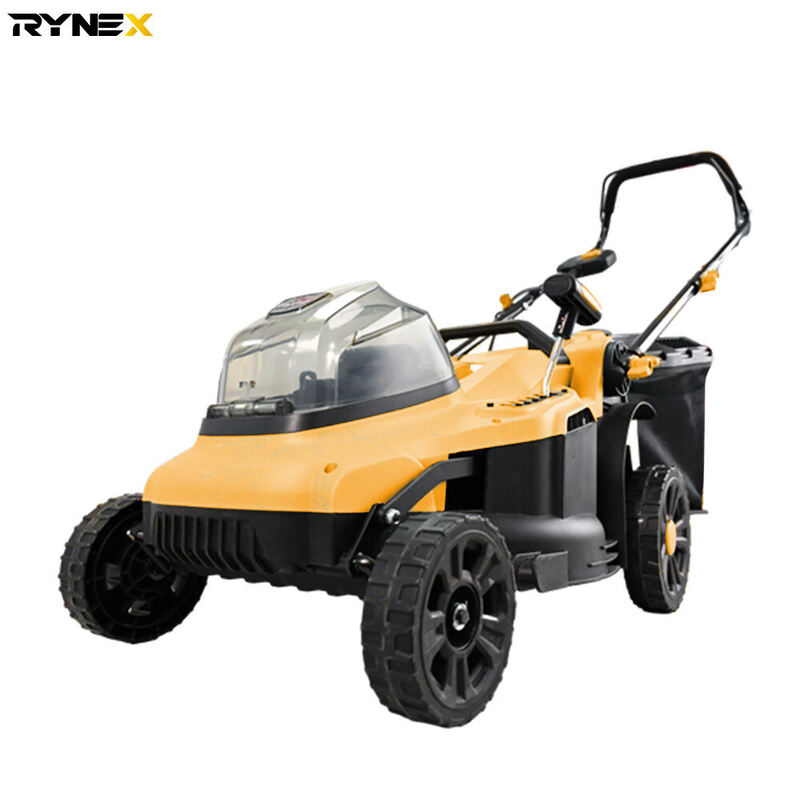 RYNEX 40V 16-Inch Cordless Lawn Mower, 400mm Deck, 750W, 25-75mm Height